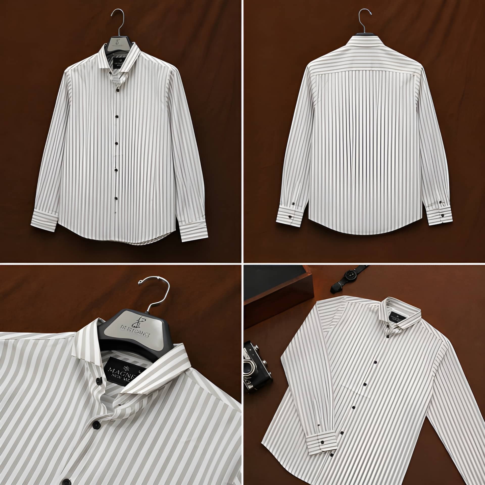 AKINO-OLD-MONEYSHIRT-Fade-Green — Premium Shirt by Akino — view 2