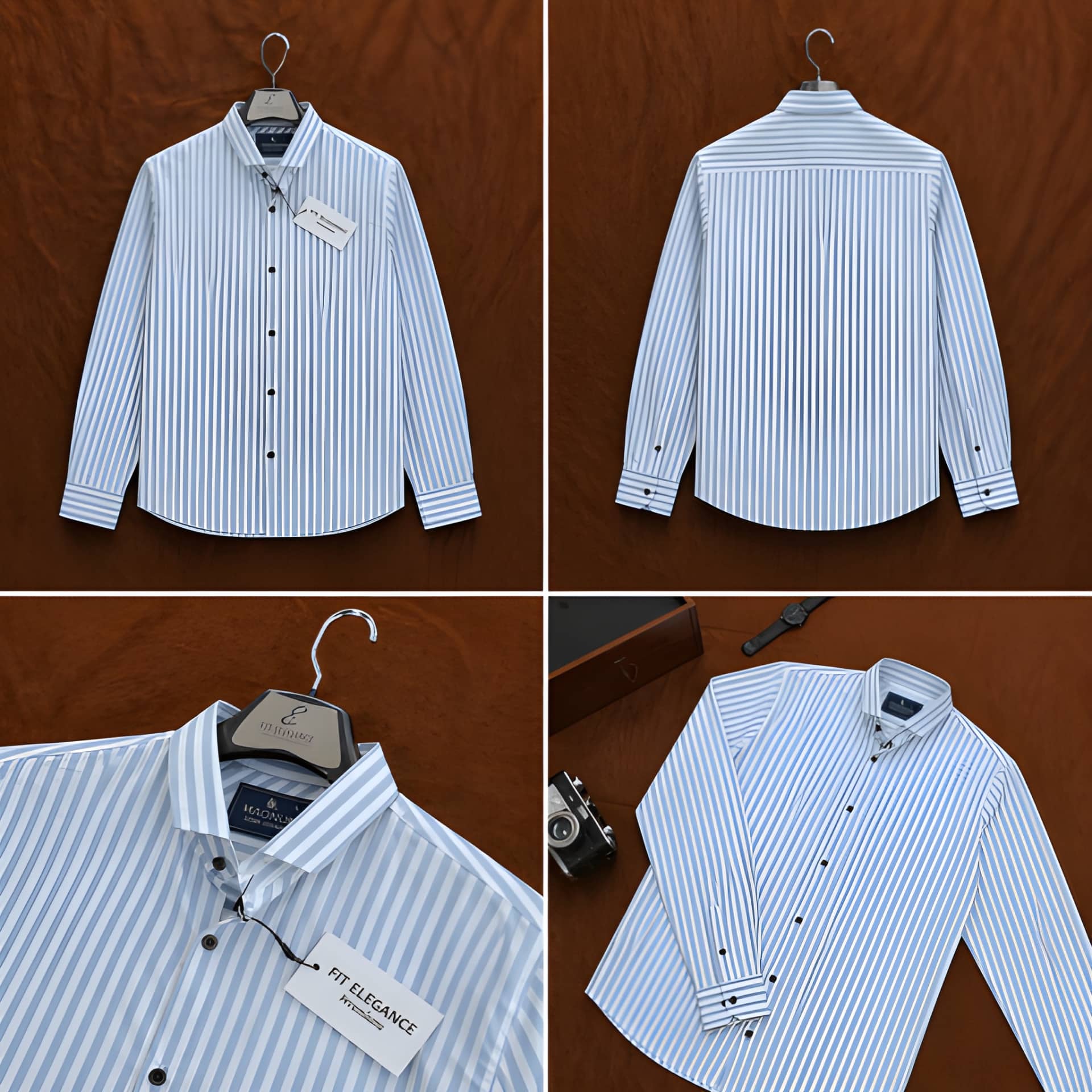 AKINO-OLD-MONEYSHIRT-Sky-Blue — Premium Shirt by Akino — view 2