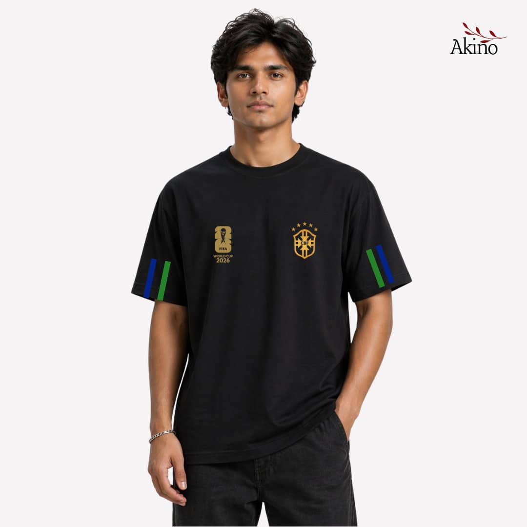 FIFA World Cup 2026 Jercy — Brasil (Black) — Premium Jercy by Akino — main