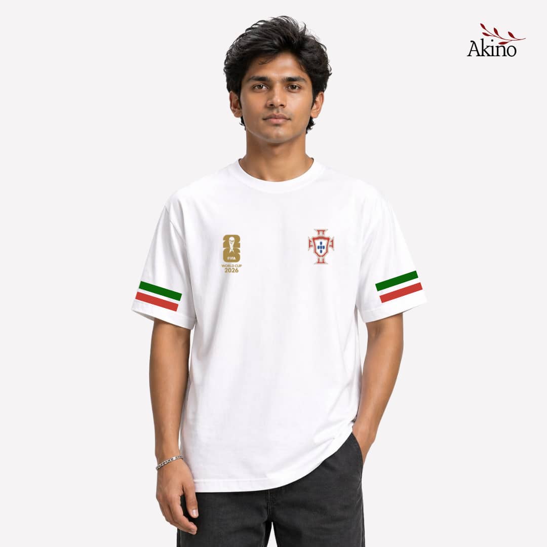 FIFA World Cup 2026 Jercy — Portugal (White) — Premium Jercy by Akino — main
