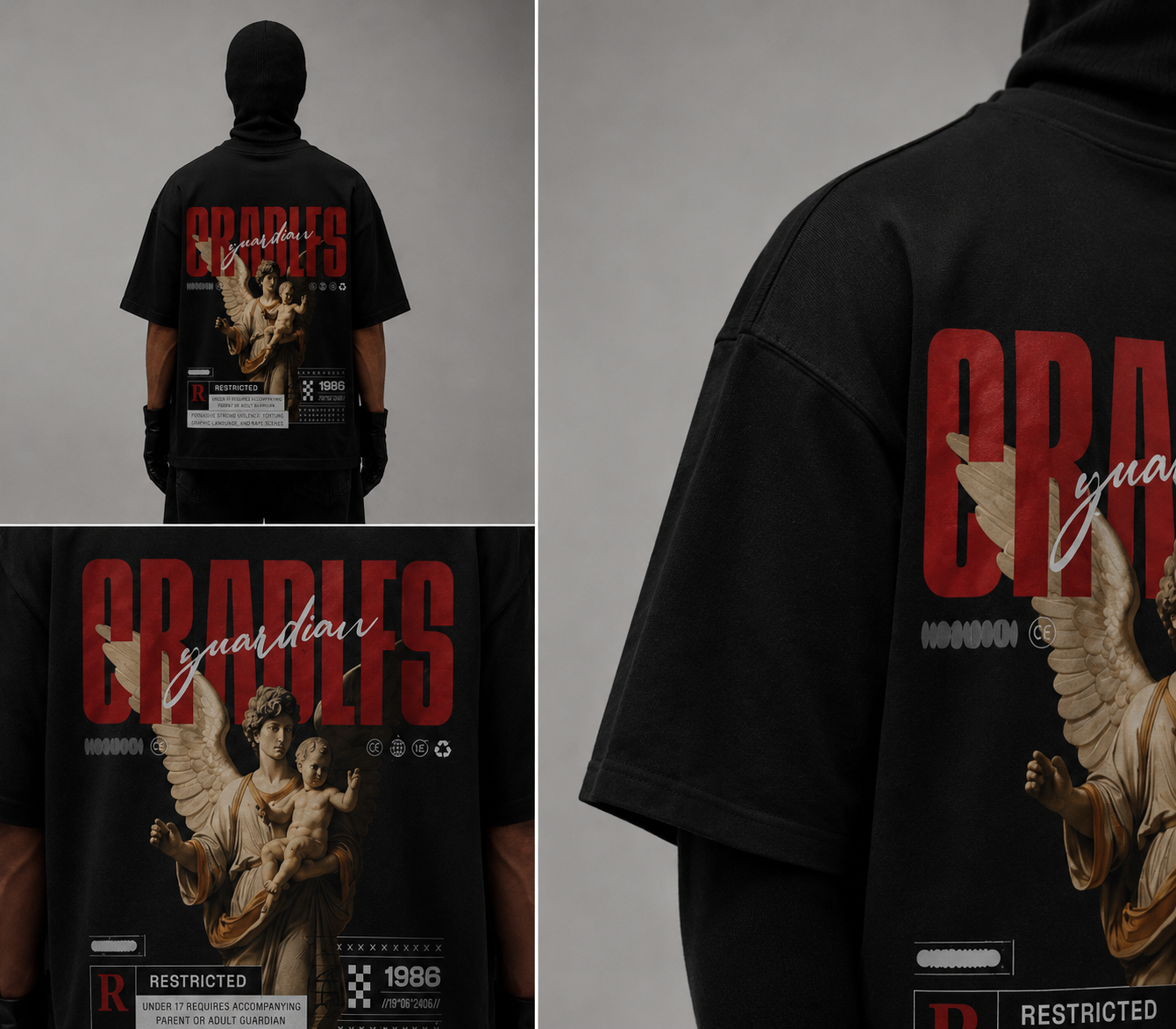 AKINO Cradlifs Oversized Tee