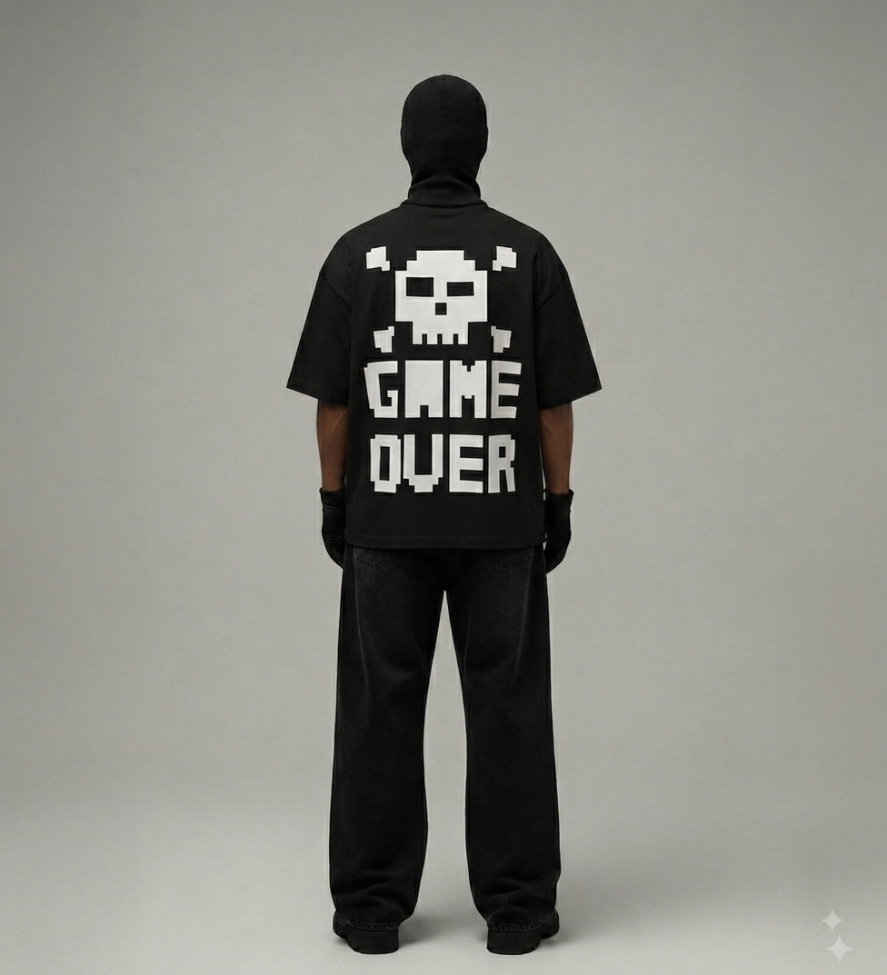 AKINO Game Over Oversized Tee