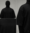 AKINO Solid Black Oversized Tee
